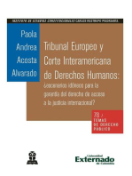 Tribunal Europeo y Corte Interamericana de Derechos Humanos