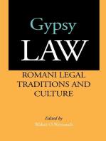 Gypsy Law: Romani Legal Traditions and Culture