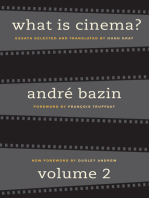 What Is Cinema? Volume II: Volume  II