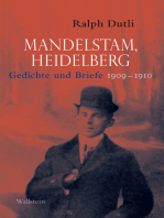 Mandelstam, Heidelberg: Gedichte und Briefe 1909-1910. Russisch-Deutsch