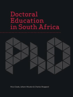 Doctoral Education in South Africa