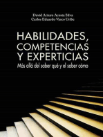 Habilidades, competencias y experticias