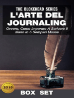 L'arte del journaling, ovvero, come imparare a scrivere il diario in 5 semplici mosse