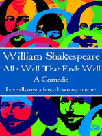 All’s Well That Ends Well: “Love all, trust a few, do wrong to none.”