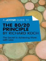 A Joosr Guide to… The 80/20 Principle by Richard Koch