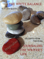 The Write Balance, Journaling the Writer's Life