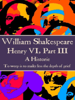 Henry VI, Part III: “To weep is to make less the depth of grief.”