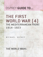 The First World War (4): The Mediterranean Front 1914–1923