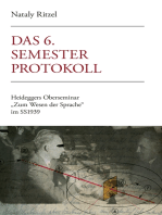 Das 6.Semesterprotokoll: Heideggers Oberseminar "Zum Wesen der Sprache" im SS1939