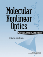 Molecular Nonlinear Optics: Materials, Physics, and Devices