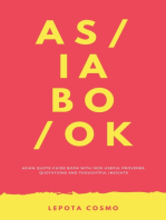 ASIABOOK Asian Quote Guide Book with 1000 useful proverbs, quotations and thoughtful insights