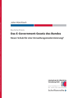 Das E-Government-Gesetz des Bundes