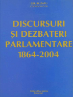 Discursuri și dezbateri parlamentare (1864-2004)