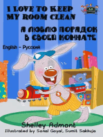 I Love to Keep My Room Clean (English Russian Bilingual Book)