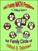 164 Funny MATH Problems for Family Circle of Gifted & Talented