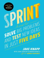 Sprint: How to Solve Big Problems and Test New Ideas in Just Five Days