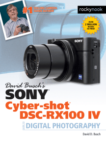 Read David Busch S Sony Cyber Shot Dsc Rx100 Iv Online By David D Busch Books