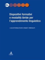 Dispositivi formativi per l'apprendimento linguistico