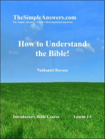 How To Understand The Bible!