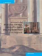 Per una storia della tutela del patrimonio culturale