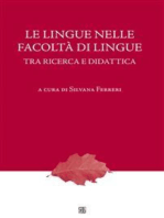 Le lingue nelle facoltà di lingue. Tra ricerca e didattica