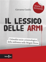 Il lessico delle armi: Un’analisi socio-criminologica della militanza nelle Brigate Rosse