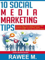 10 Social Media Marketing Tips: Automate Blog Posts, Engage Audience, FREE WordPress Plugins For Facebook, Twitter, Pinterest, Google+, YouTube, LinkedIn and More!: Online Business Series