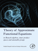 Theory of Approximate Functional Equations: In Banach Algebras, Inner Product Spaces and Amenable Groups