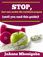 Don’t Start another Diet / Nutritional program (until you read this guide)!