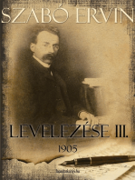 Szabó Ervin levelezése III. kötet