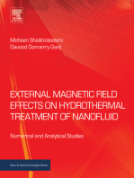 External Magnetic Field Effects on Hydrothermal Treatment of Nanofluid: Numerical and Analytical Studies