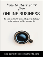 How to Start Your First Online Business