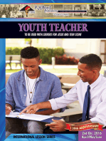 Youth Teacher: 2nd Quarter 2016