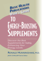 User's Guide to Energy-Boosting Supplements