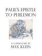 Paul's Epistle to Philemon, A Commentary by Max Klein