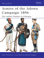 Armies of the Adowa Campaign 1896: The Italian Disaster in Ethiopia