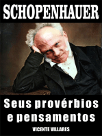 Schopenhauer, seus provérbios e pensamentos