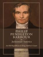 Philip Pendleton Barbour in Jacksonian America