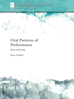 Oral Patterns of Performance: Story and Song