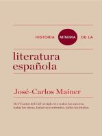 Historia mínima de la literatura española