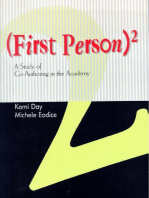 First Person Squared: A Study of Co-Authoring in the Academy