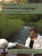 Search for a Common Language: Environmental Writing and Education