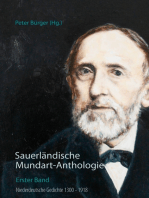 Sauerländische Mundart-Anthologie I: Niederdeutsche Gedichte 1300 - 1918