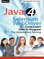 (Part 2) Java 4 Selenium WebDriver: Come Learn How To Program For Automation Testing