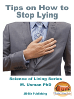 Tips on How to Stop Lying