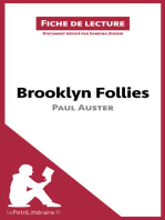 Brooklyn Follies de Paul Auster (Fiche de lecture): Analyse complète et résumé détaillé de l'oeuvre