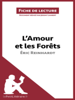 L'Amour et les Forêts d'Éric Reinhardt (Fiche de lecture): Analyse complète et résumé détaillé de l'oeuvre