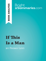 If This Is a Man by Primo Levi (Book Analysis): Detailed Summary, Analysis and Reading Guide