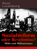 Sozialreform oder Revolution? - Miliz und Militarismus