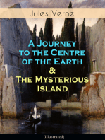 A Journey to the Centre of the Earth & The Mysterious Island (Illustrated): Science Fiction Adventures – The Most Beloved Lost World Classics